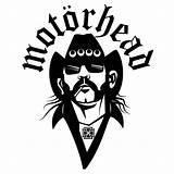 Motorhead Lemmy Kilmister Portrait Motörhead Uidownload Pochoir Vectorportal Vectorified Heavy Celebrity sketch template