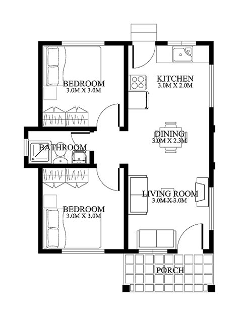 House Plan Of Small House Design 120 Sq M Decor Units
