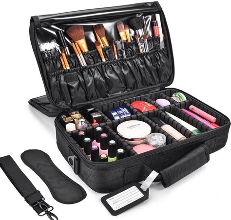 bolcom cosmetica koffer   koffer met verstelbare vakken visagie en nagelstyliste