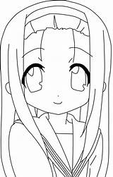 Ayano Lucky Minegishi sketch template