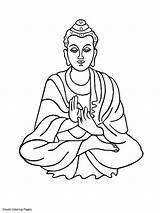 Buda Dibujos Buddha sketch template