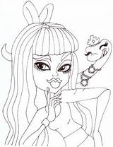Coloring Cleo Nile Monster High Dolls Pages Printable sketch template