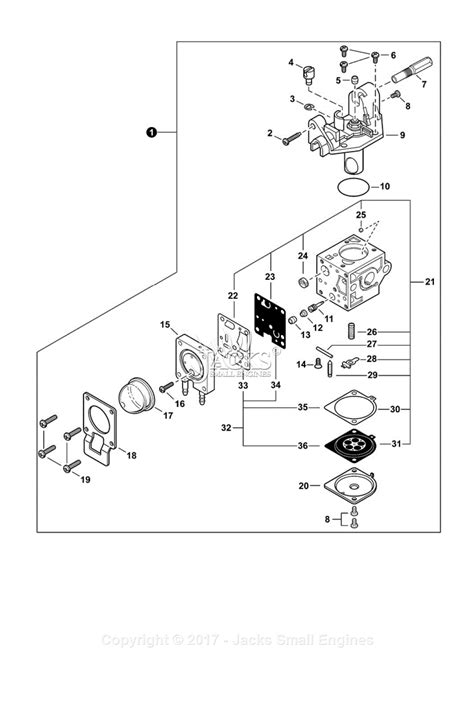 echo srm  sn   parts diagram  carburetor