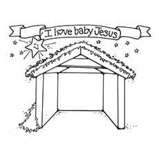 printable nativity coloring pages   kids