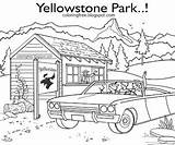 Yellowstone American Clipart Protection Cute sketch template