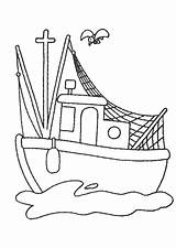 Barcos Coloriage Pêche Pecheur Bateaux Peche Coloriages Enfant Animation Voiles Capitaine Poisson Bricolage sketch template