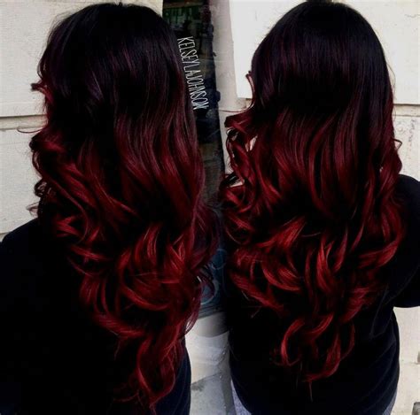 red  black hair