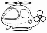 Helicopter Cute Coloring Printable Pages Description Kids sketch template