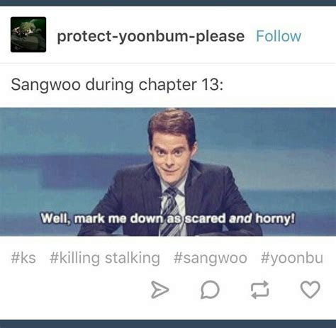 chapter 13 sangwoo killing stalking webcomic amino