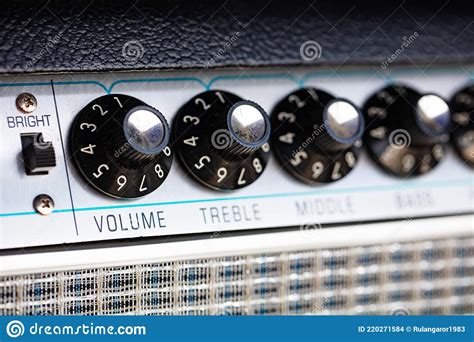 fender amplifier  concert stage stock photo image  editorial