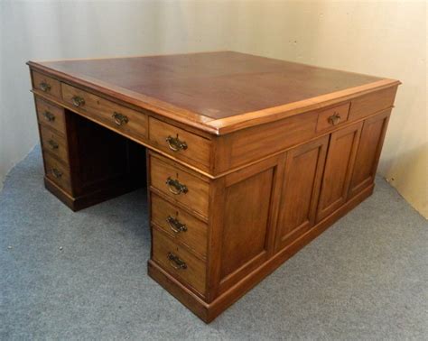 large mahogany partners desk antiques atlas