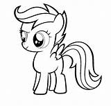 Ausmalen Pony sketch template