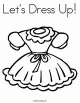 Coloring Pages Dress Worksheet Clothes Girl Little Print Drawing Lets Clipart Let Colouring Color Dresses Printable Clothing Frock Fun Library sketch template