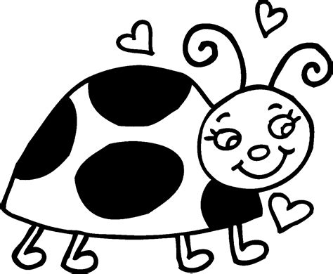 printable ladybug coloring pages   clipart  clipart