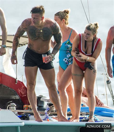 olivia buckland and alex bowen spotted during a filming session onboard