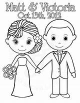 Wedding Coloring Married Pages Getting Book Printable Colouring Choose Board sketch template