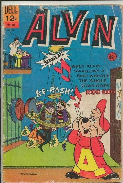 alvin 18 original vintage 1967 dell comics the chipmunks comic books