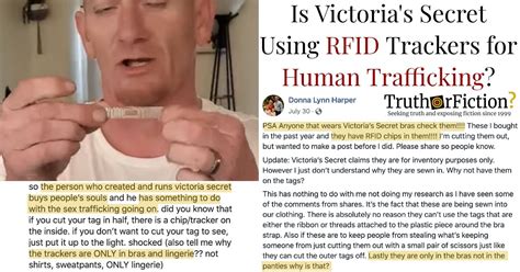 Victoria S Secret Bra Tracking Devices Truth Or Fiction