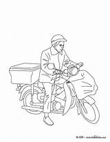 Coloring Postman Pages Office Post Printable Colouring Sheet Bike Fresh Getdrawings Color Comments sketch template