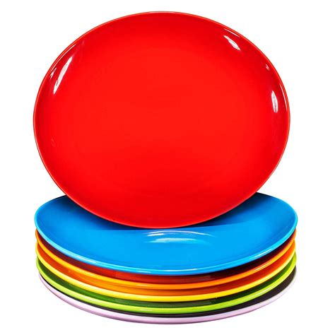 pro grade  curved ceramic restaurant dinner plates gradient colors set   walmartcom