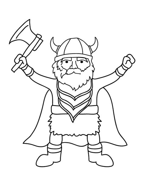 printable viking coloring page    https