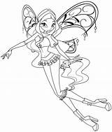 Coloring Winx Pages Club Enchantix Bloom Library Clipart Believix Popular sketch template