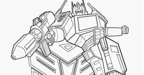 coloring pages transformers optimus prime printable