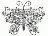 Complicated Butterfly Melepas Mewarnai Sambil Coloringhome Nicest Col Tsgos sketch template