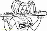 Harley Quinn Coloring Pages Drawing Easy Joker Squad Suicide Drawings Cartoon Draw Davidson Face Bts Vector Getdrawings Dc Color Para sketch template