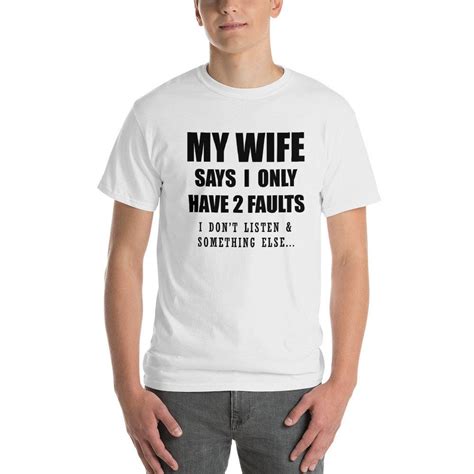 My Wife Short Sleeve T Shirt Etsy Funny Tee Shirts Funny T Shirt