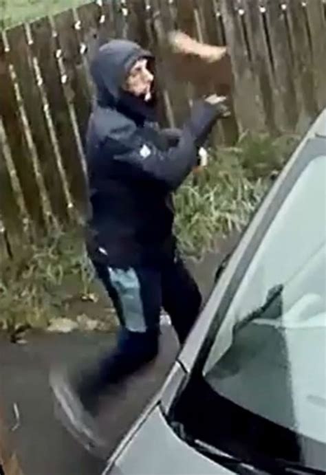 Thief Throws Brick At Car Only For It To Bounce Back In His Face