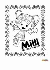 Umizoomi Team Coloring Milli Pages Kids Fun Color Birthday sketch template