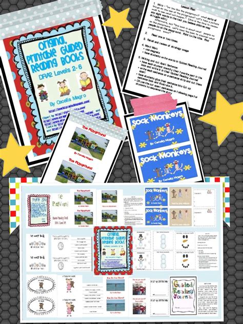original printable guided reading books  tpt guided reading books