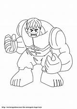 Coloring Pages Hulk Cartoon Print sketch template