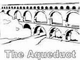 Coloring Rome Ancient Roman Aqueduct Pages Ws Htm sketch template