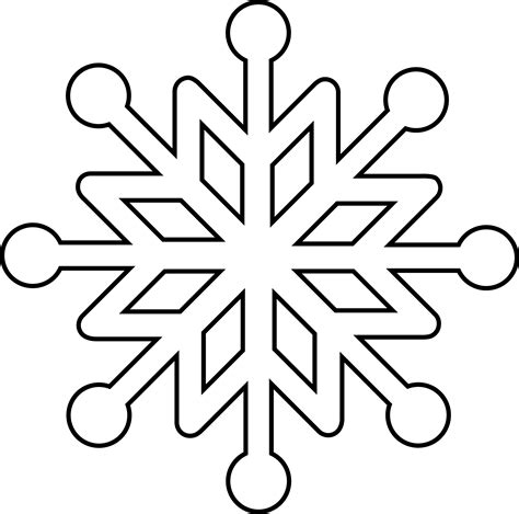 snowflake coloring home