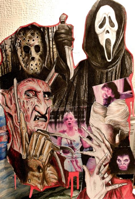 Horror Films Collage By Wolfman822 On Deviantart