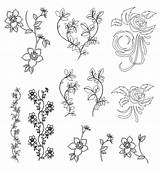  Dxf Flowers Vector Zoom Click sketch template