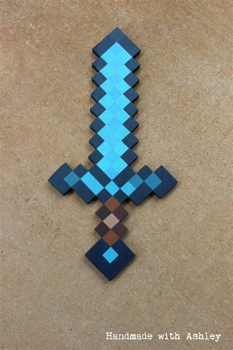 diy minecraft sword wooden sword tutorial handmade