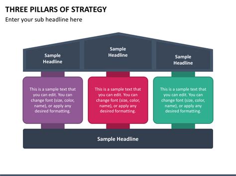 pillars  strategy powerpoint template