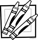 Crayon Pen Coloring Border Wecoloringpage sketch template