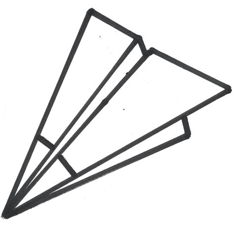 coloring pages paper airplane vector