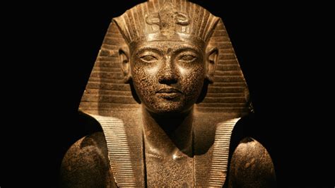 sculpture statue egypt pharaoh wallpaper   wallpaperup