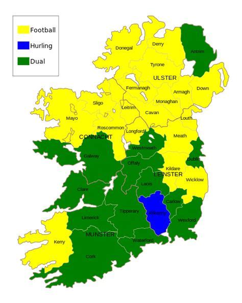filegaelic games county map counties contesting   ireland senior