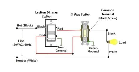 leviton dimmer switch wiring  diagram step  step wiring solver