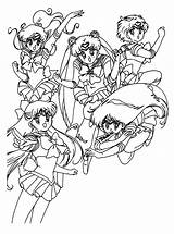 Coloring Pages Sailormoon Sailor Moon Animated sketch template