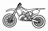 Motocross Motos Kleurplaat Pagefull Fahrrad Zeichnung Línea Getdrawings Everfreecoloring Coloringsun sketch template