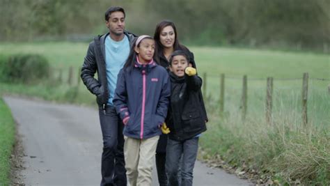 family walking isolated stock footage video shutterstock