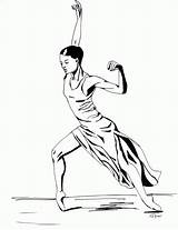 Coloring Pages Jazz Dance Dancer Popular Ballet sketch template