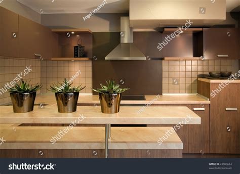 beautiful  modern kitchen interior design stock photo  shutterstock